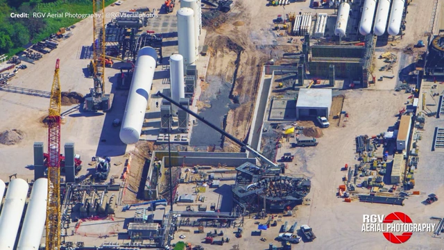 Propellant culvert and additional subchillers being installed for quicker liquid oxygen loading