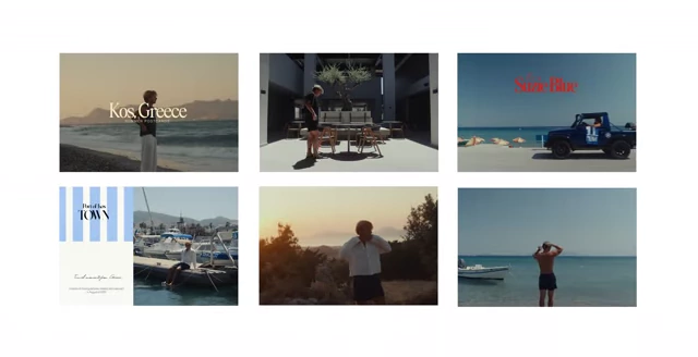 A collection of various slides from a video carousel, demonstrating different visual styles and text placements.