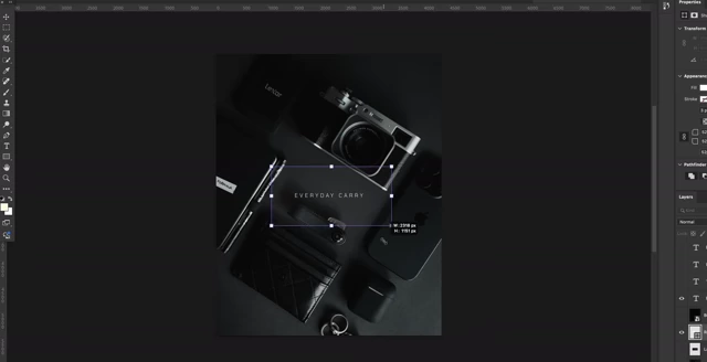 Photoshop interface demonstrating image rotation and the addition of a UI-inspired square box to frame the subject.