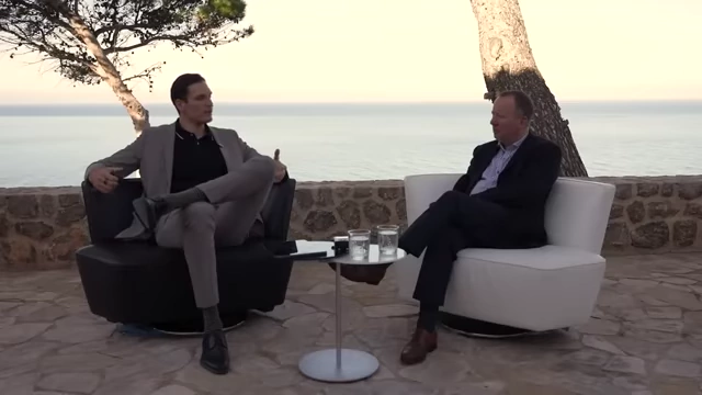 Christian Bubeck and Dr. Markus Krall during their first video together in Mallorca