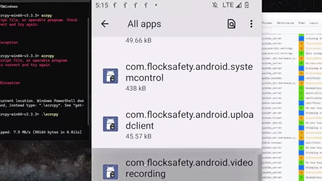 Flock安全摄像头中运行的Android Things应用程序列表