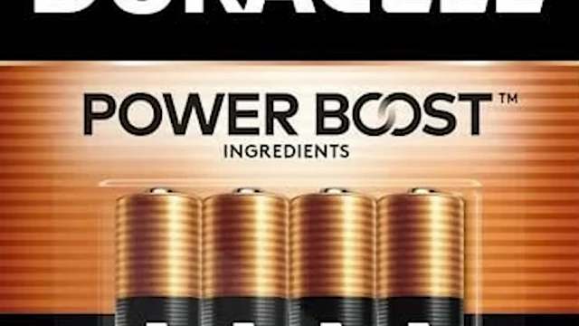Duracell Power Boost batteries, an example of a "high-end" AA battery