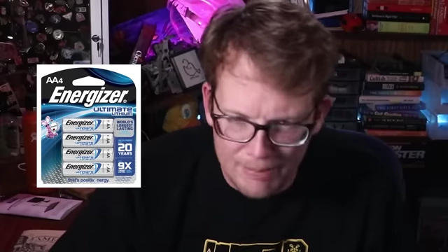 A package of Energizer Ultimate Lithium AA batteries, an example of a lithium AA battery