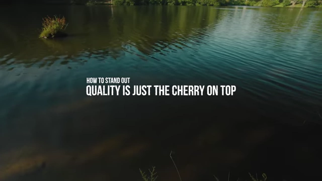A title card stating that "Quality is Just the Cherry on Top," emphasizing its secondary importance.
