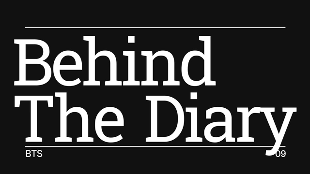 Title graphic for "Behind The Diary"