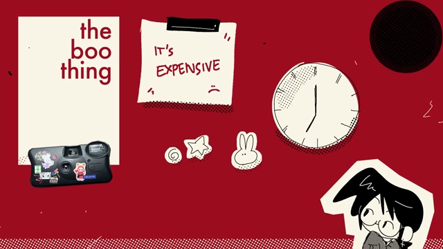 An infographic highlighting the cost of analog items as a "boo thing," with icons of a camera and a clock.