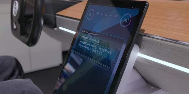 The Bosch Smart Cockpit's AI agent interpreting complex parking restrictions.