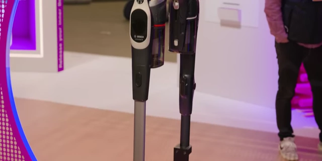 Two Bosch cordless vacuums, one of which is the new model for North America.