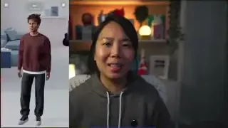 User customizing an AI avatar.