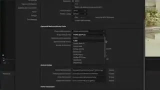 DaVinci Resolve Project Settings window, showing options for Proxy Media Resolution and Proxy Media Format within the Optimized Media and Render Cache section.