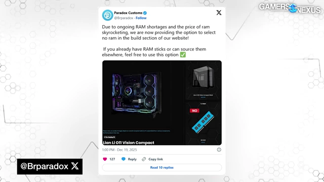 Paradox Customs 提供无内存PC选项