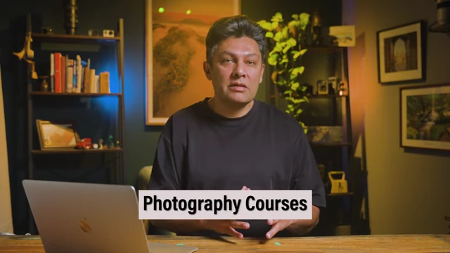 The creator offered various photography courses as a core part of his business model