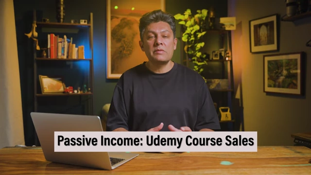The creator now focuses on passive income from Udemy course sales