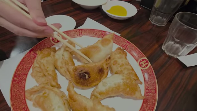 Crispy fried dumplings
