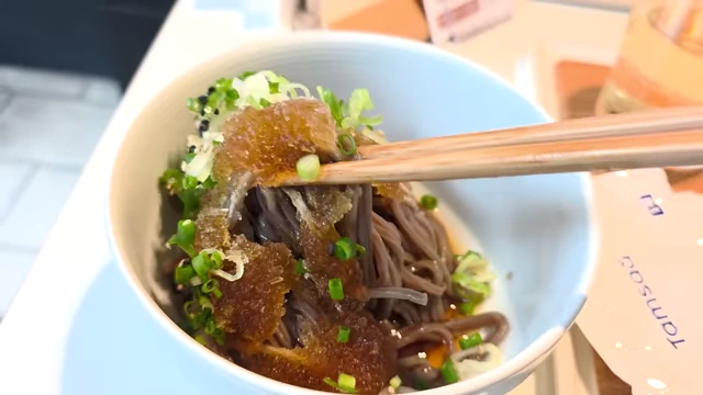 Soba noodles with sweet broth