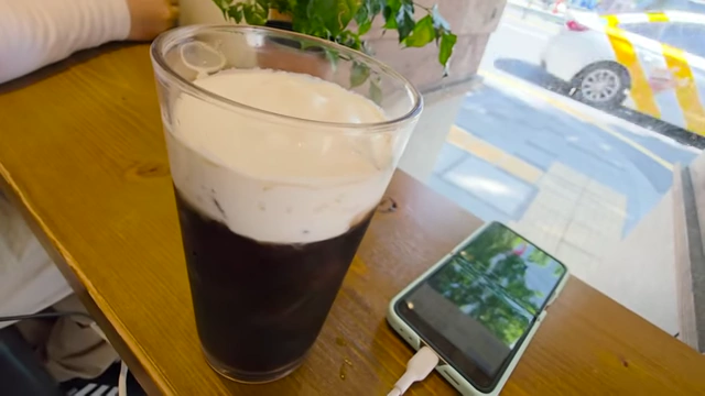 Einspanner coffee with whipped cream