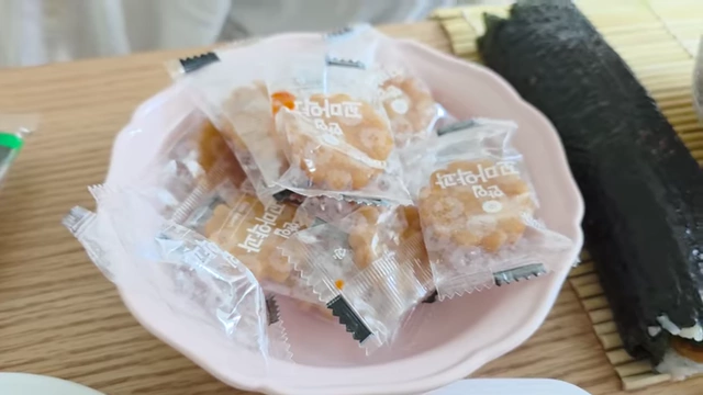 Yakgwa (Korean honey cookies) for the watch party