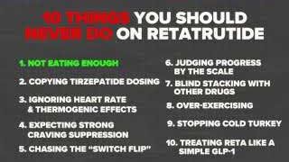 A summary list of the 10 mistakes discussed in the video.