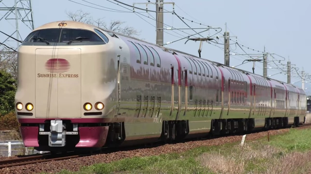 The Sunrise Express sleeper train.