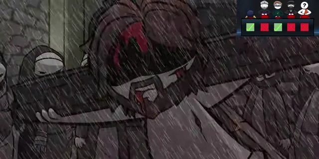 Jesus carrying his cross before his crucifixion.