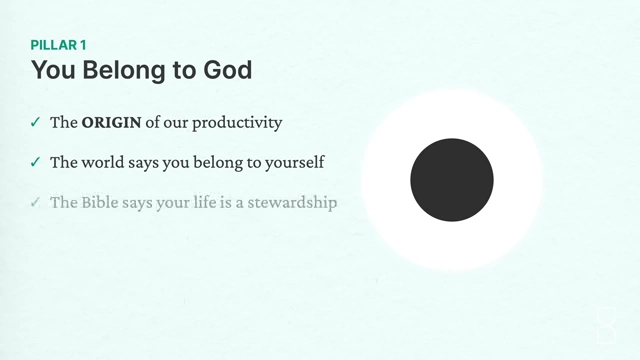 Comparison of worldly and biblical views on productivity's origin