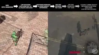 Unreal Engine与Days Gone的阴影对比