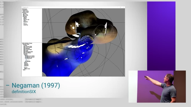 Negaman [<a href="https://youtube.com/watch?v=wo84LFzx5nI&t=1997">1997</a>] level editor interface