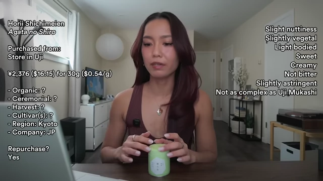 Michelle reviewing Horii Shichimeien Agata no Shiro with on-screen details