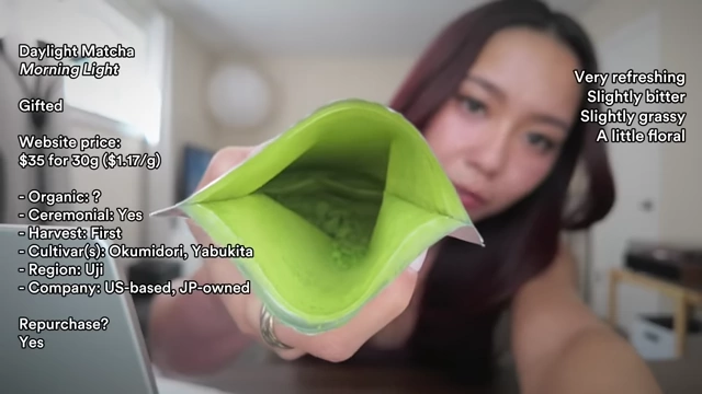 Daylight Matcha Morning Light powder color