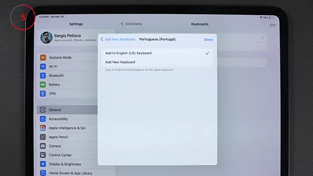 Keyboard settings allowing combination of multiple languages into one keyboard