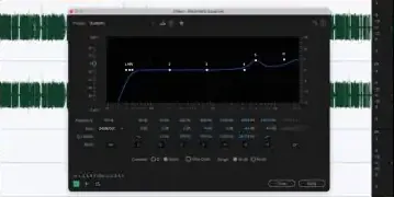 Parametric Equalizer settings in Adobe Audition
