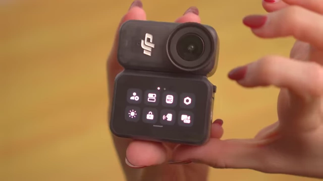DJI Osmo Nano's internal storage interface, requiring manual transfer to external drives