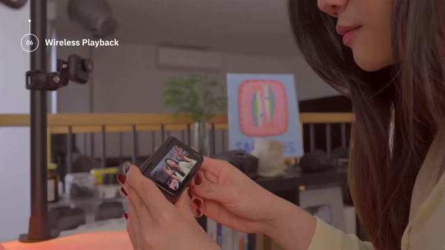 Insta360 GO Ultra demonstrating wireless footage playback