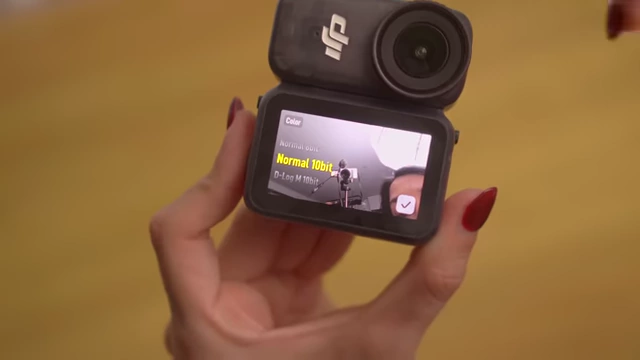 DJI Osmo Nano offers 10-bit color and D-Log M flat profile for creative flexibility