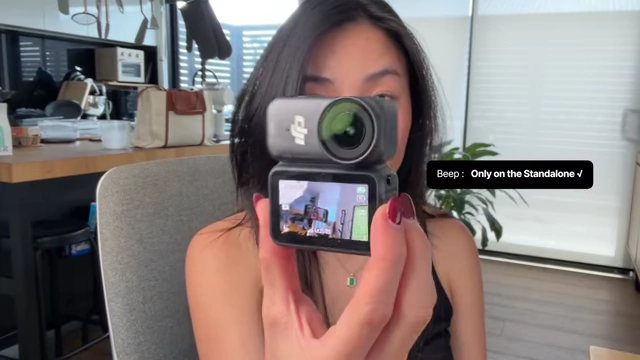 DJI Osmo Nano's app offers a limited 'play sound' function within 10m to locate the camera