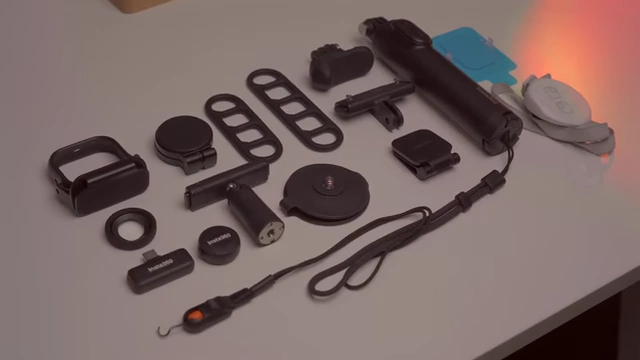 A wide array of specialized accessories available for the Insta360 GO Ultra