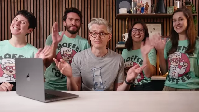 The five participants of the experiment from the YouTube studio team.