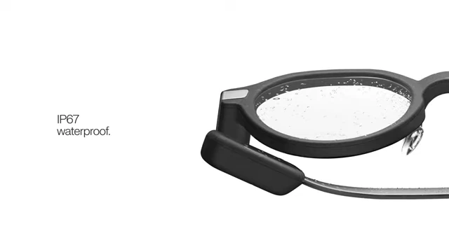Even G2's IP67 waterproof rating demonstrated with water on lens