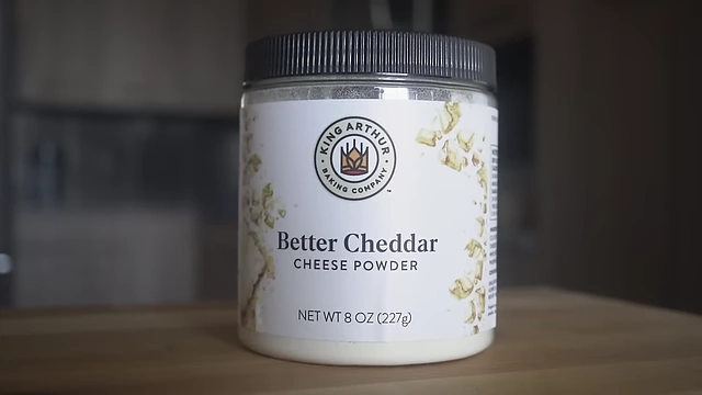 A jar of Better Cheddar Cheese Powder