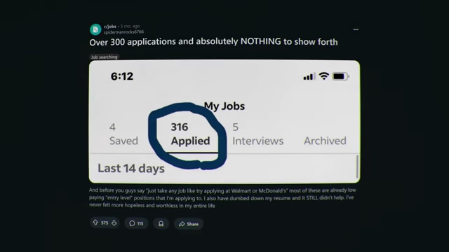 Reddit Post: Over 300 Applications and Nothing
