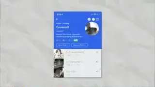 A screenshot of the "Covenant" webcomic page on WebToon.