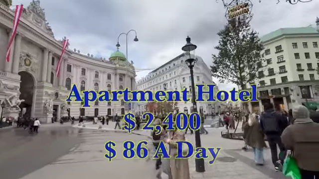 Cost of an apartment hotel in Vienna, Austria with a $300 pet fee