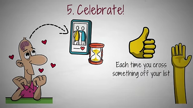 Celebrating every completed task, no matter how small, to create a dopamine release and reinforce positive behavior.