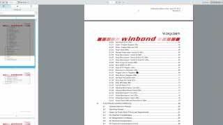 Winbond datasheet showing the timing diagram for the Quad SPI Continuous Read Mode (E7 command)