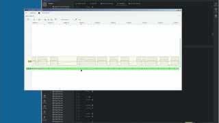 PulseView software displaying a waveform of the captured backlight blinking, interpreted as Morse code