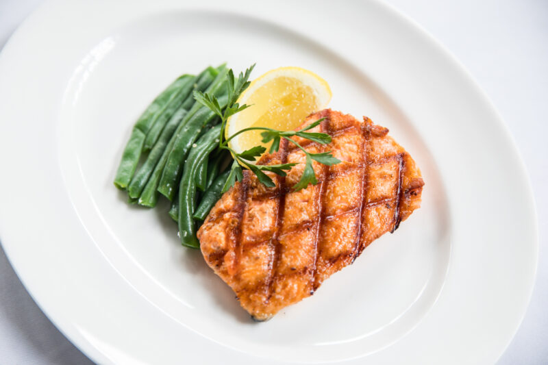 Summer House's Wood Grilled Loch Duart Salmon available of the Passover menu.