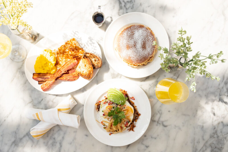 Spread of Summer House brunch dishes available during Easter Sunday