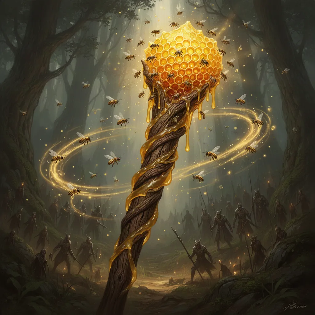 Artwork for Beeswax Hive Staff