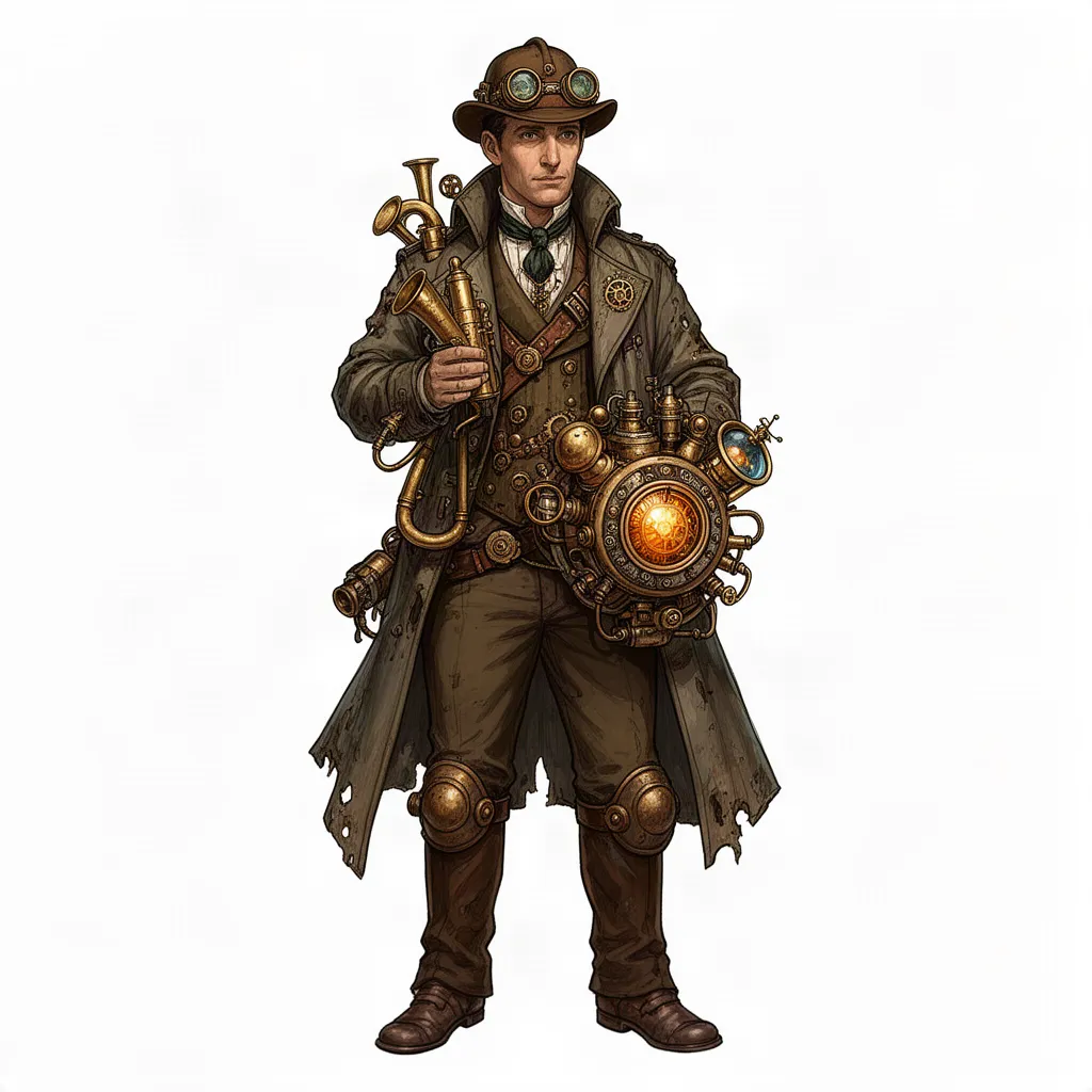 Artwork for Elias “Eli” Voss, The Clockwork Astronom