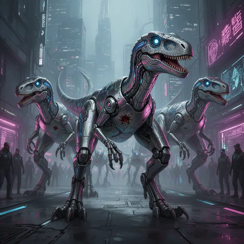 Artwork for Robots Velociraptors